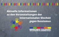 Aktuelle Informationen zu den veranstaltungen der Internationalen Wochen gegen Rassismus 2020 in Remscheid.