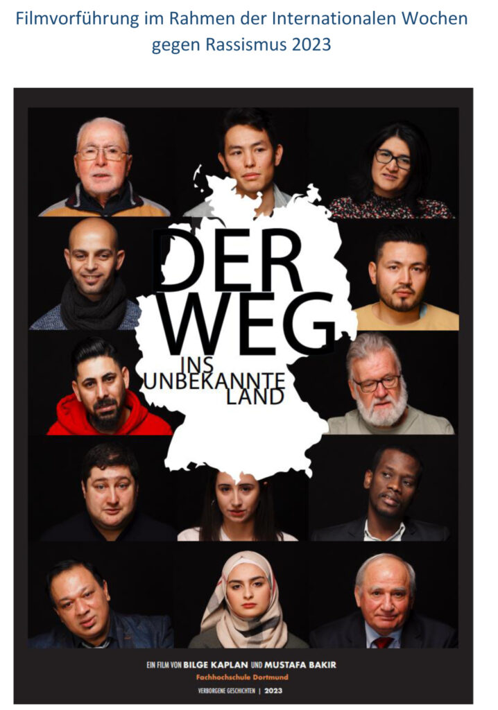 Der Weg ins unbekannte Land.