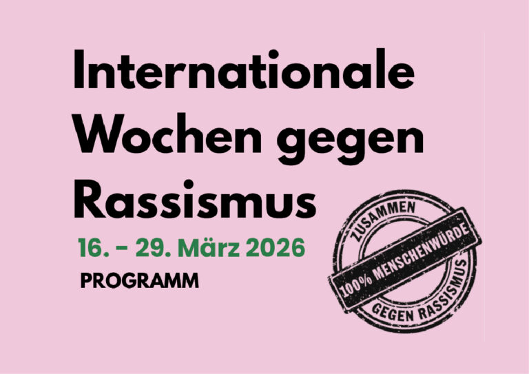 Die Internationalen Wochen gegen Rassismus (IWgR) 2026